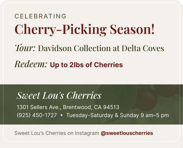 Cherry Picking Season! Tour and redeem